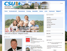 Tablet Screenshot of csu-simmelsdorf.de
